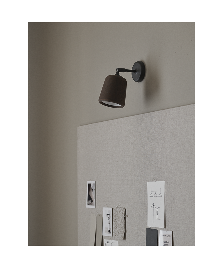 Material Vegglampe Terracotta New Works Material Vegglampe Terracotta New Works